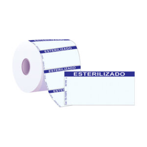 Etiqueta Simples Uso - Desinfectado - Medida 95 x 50 mm